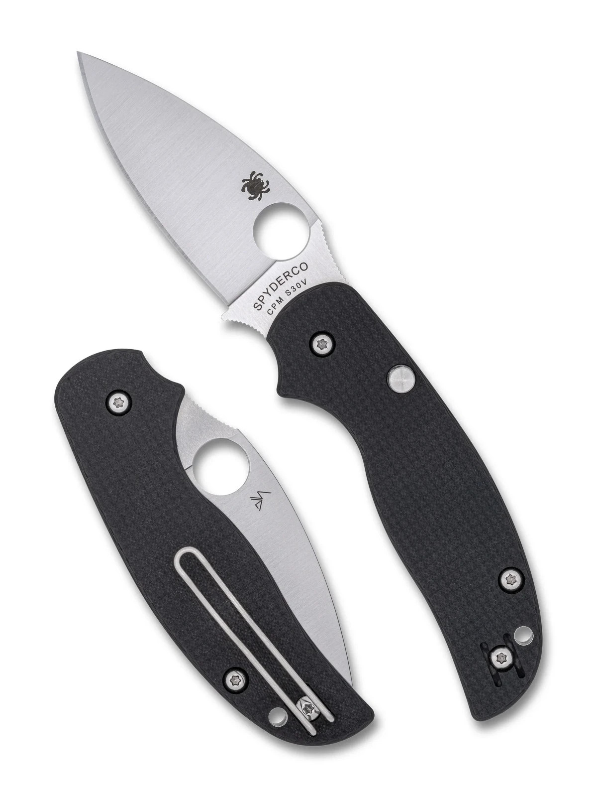 SPYDERCO SAGE 6 Button Compression Lock - C123CFBCLP SPYDERCO SAGE 6 Button Compression Lock - C123CFBCLP