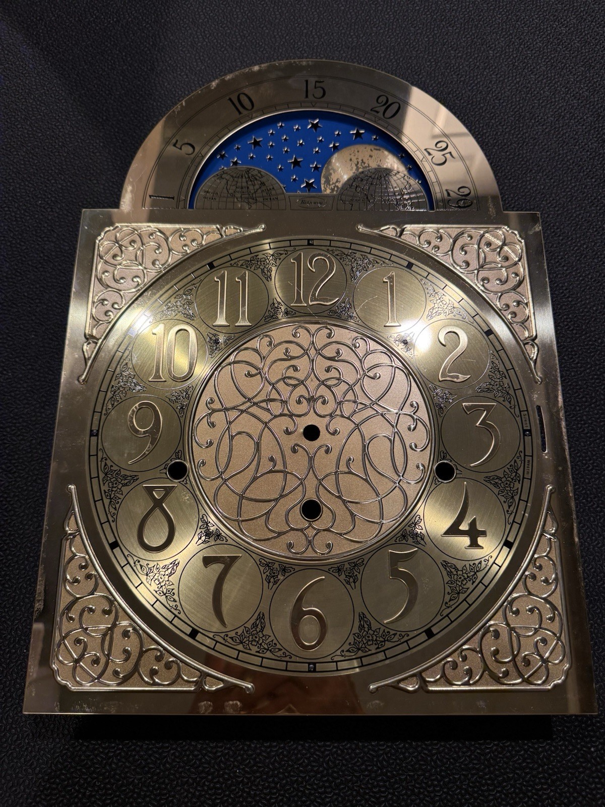 Antique/Vintage Grandfather Clock face Dial Antique/Vintage Grandfather Clock face Dial