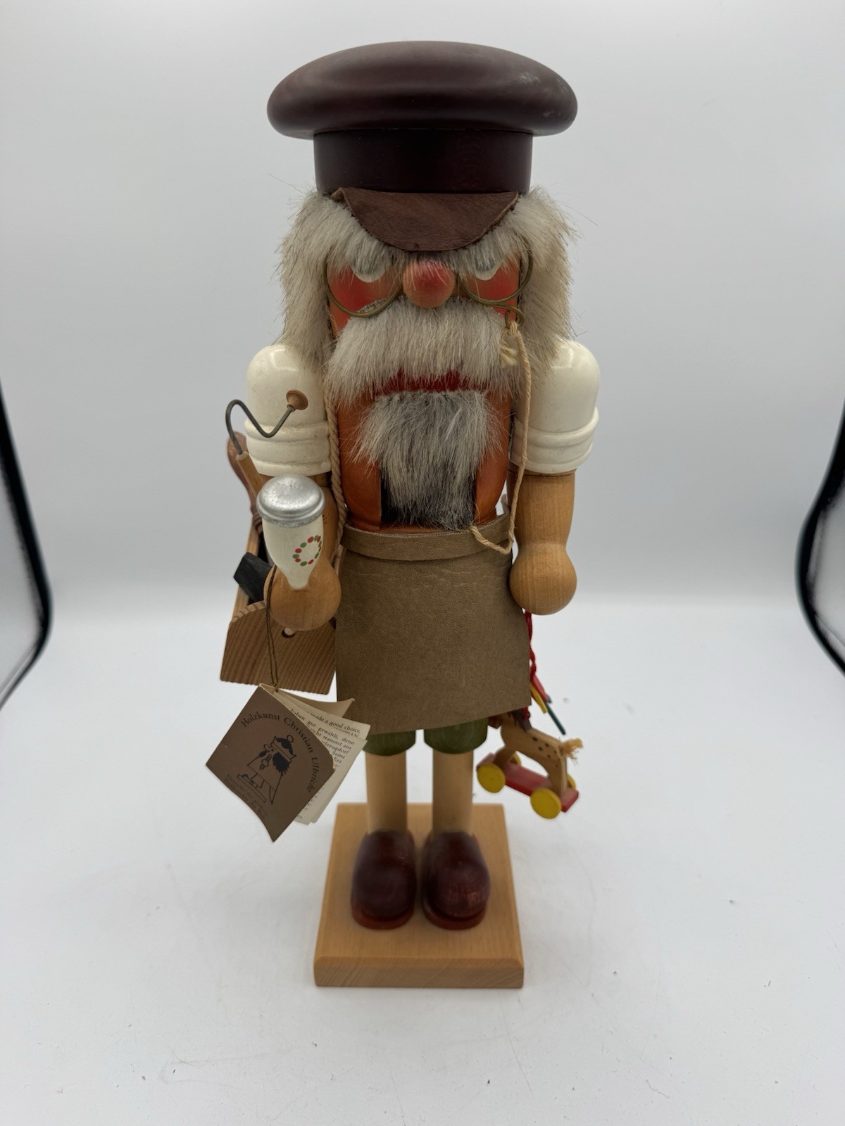 Rare Vtg 13.5” Tall Christian Ulbricht Toy Nutcracker