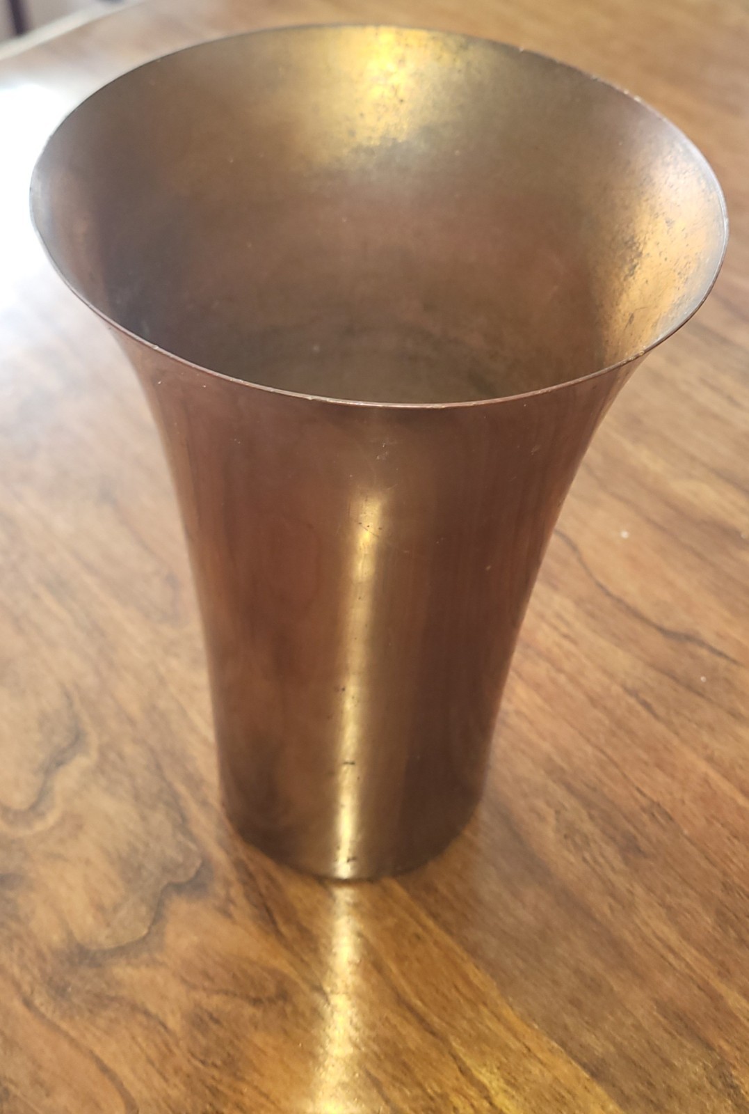 Vintage 1930s Chase Copper Trumpet Vase Art Deco Ruth Gerth 7.5 Vintage 1930s Chase Copper Trumpet Vase Art Deco Ruth Gerth 7.5