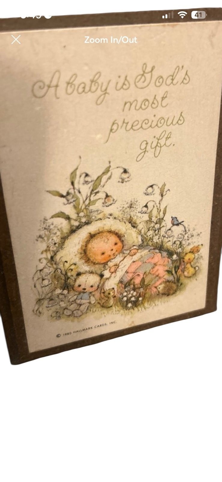 Vintage frame art wall hang inspiration Hallmark 1984 Ambassador USA Vintage frame art wall hang inspiration Hallmark 1984 Ambassador USA