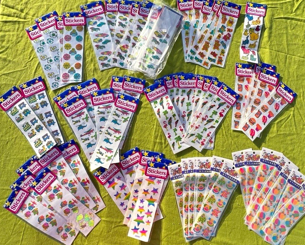 Lot 60+ Vintage NEW 2 brands of 90s/y2k Sticker holographic Glory Creations/OTC Lot 60+ Vintage NEW 2 brands of 90s/y2k Sticker holographic Glory Creations/OTC
