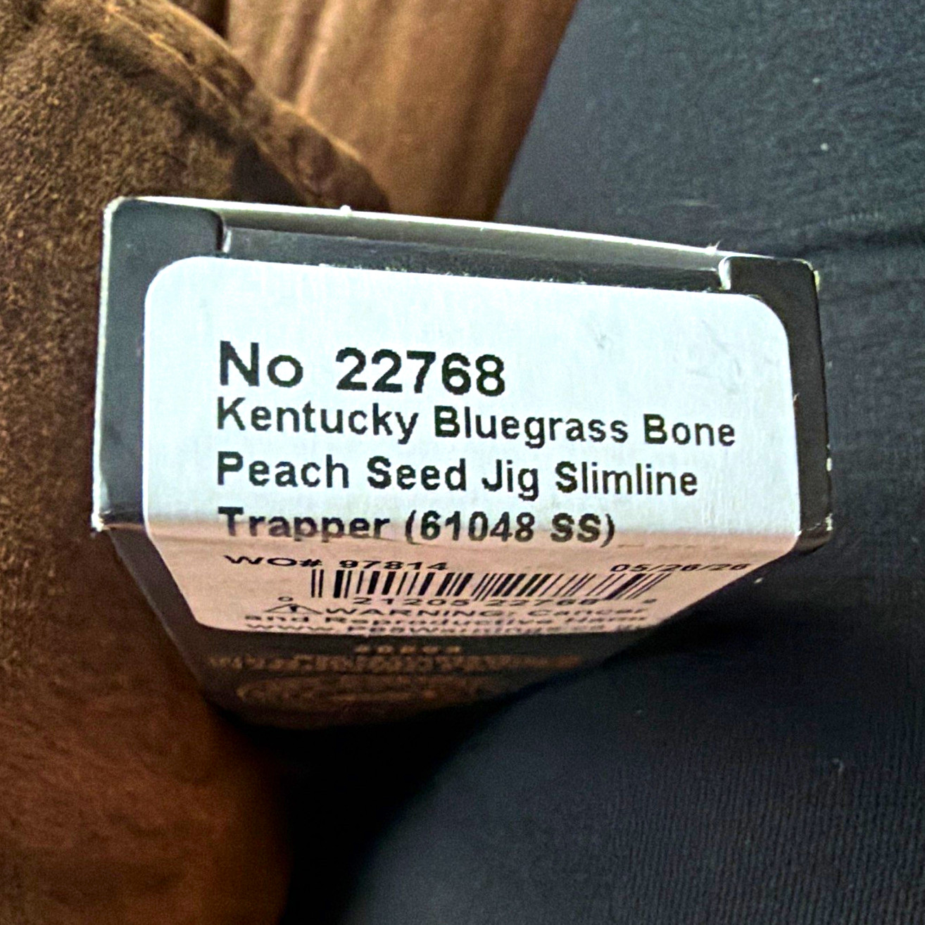 Case XX 61048 SS Slimline Trapper Kentucky Bluegrass Bone 1 Blade Slipjoint Case XX 61048 SS Slimline Trapper Kentucky Bluegrass Bone 1 Blade Slipjoint