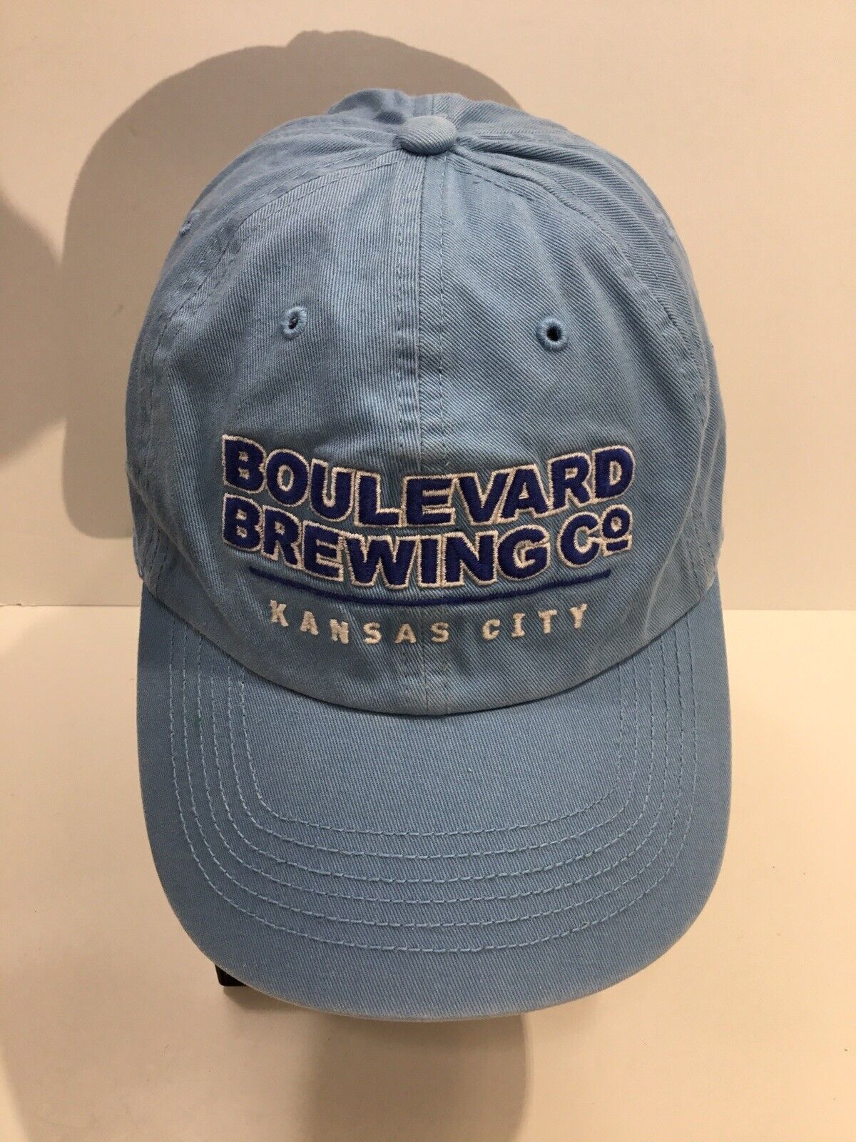 Boulevard Brewing Company Kansas City Missouri 47 Brand Adjustable Hat Beer Used
