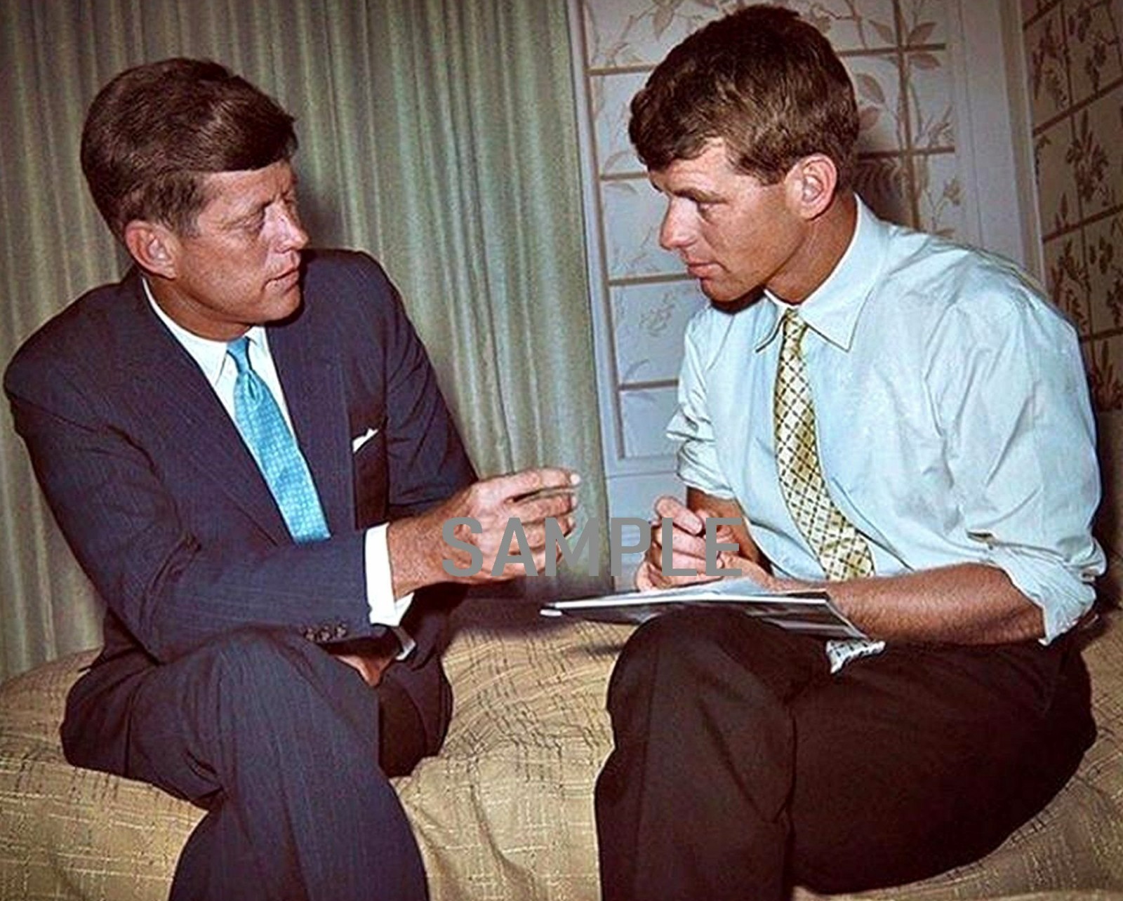 1959 JOHN & BOBBY KENNEDY 8.5X11 Campaign Photo 1959 JOHN & BOBBY KENNEDY 8.5X11 Campaign Photo