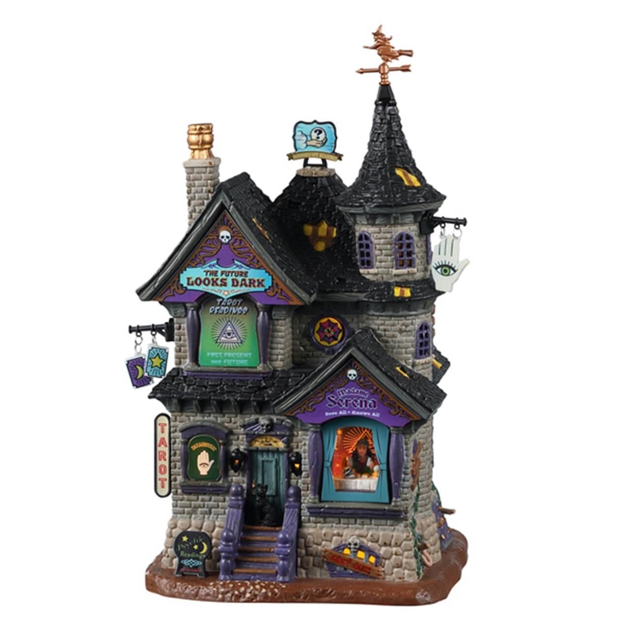 Lemax Spooky Town Halloween Village The Future Looks Dark 25857 Lemax Spooky Town Halloween Village The Future Looks Dark 25857