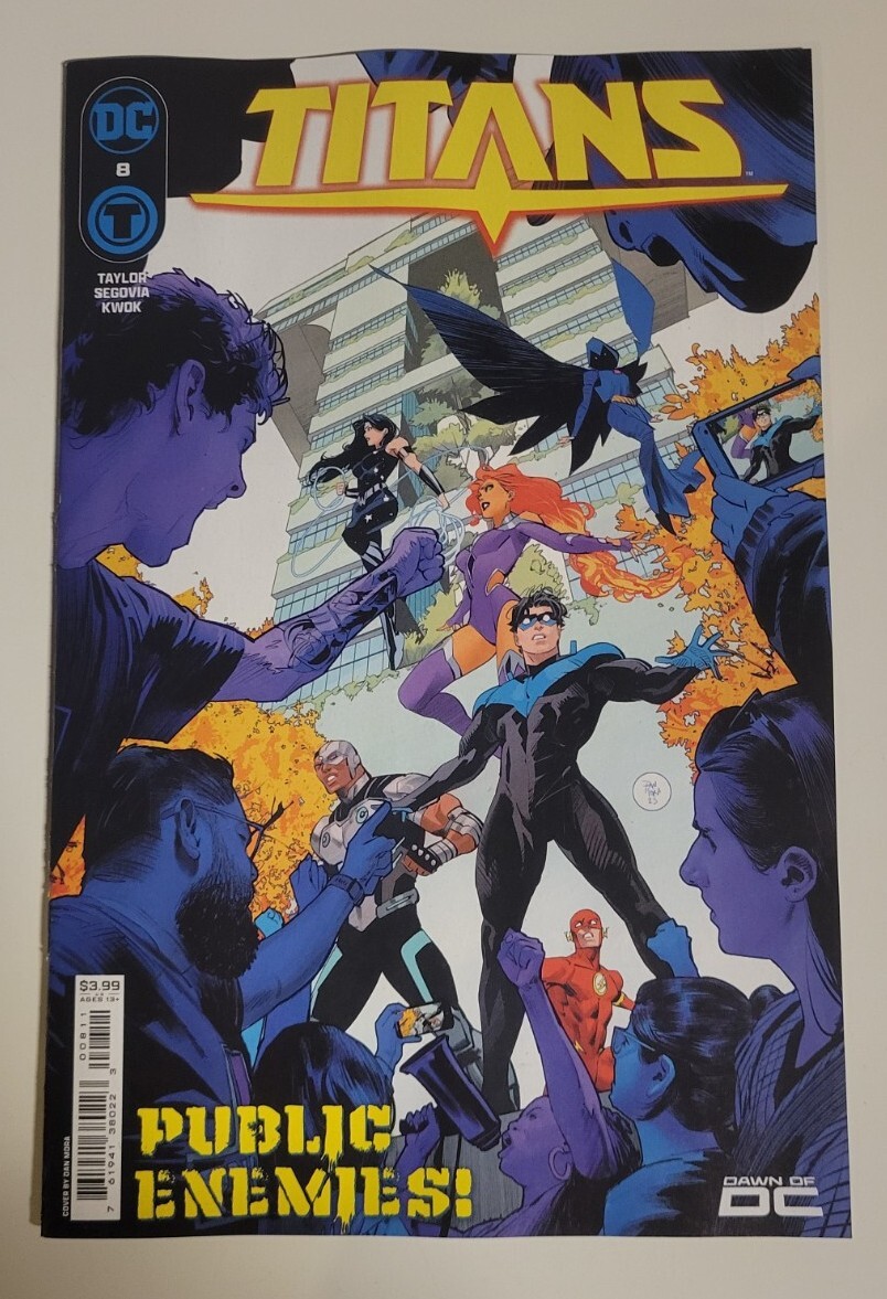 TITANS #8 04/2024 VF+ COVER A DAN MORA DC COMICS 