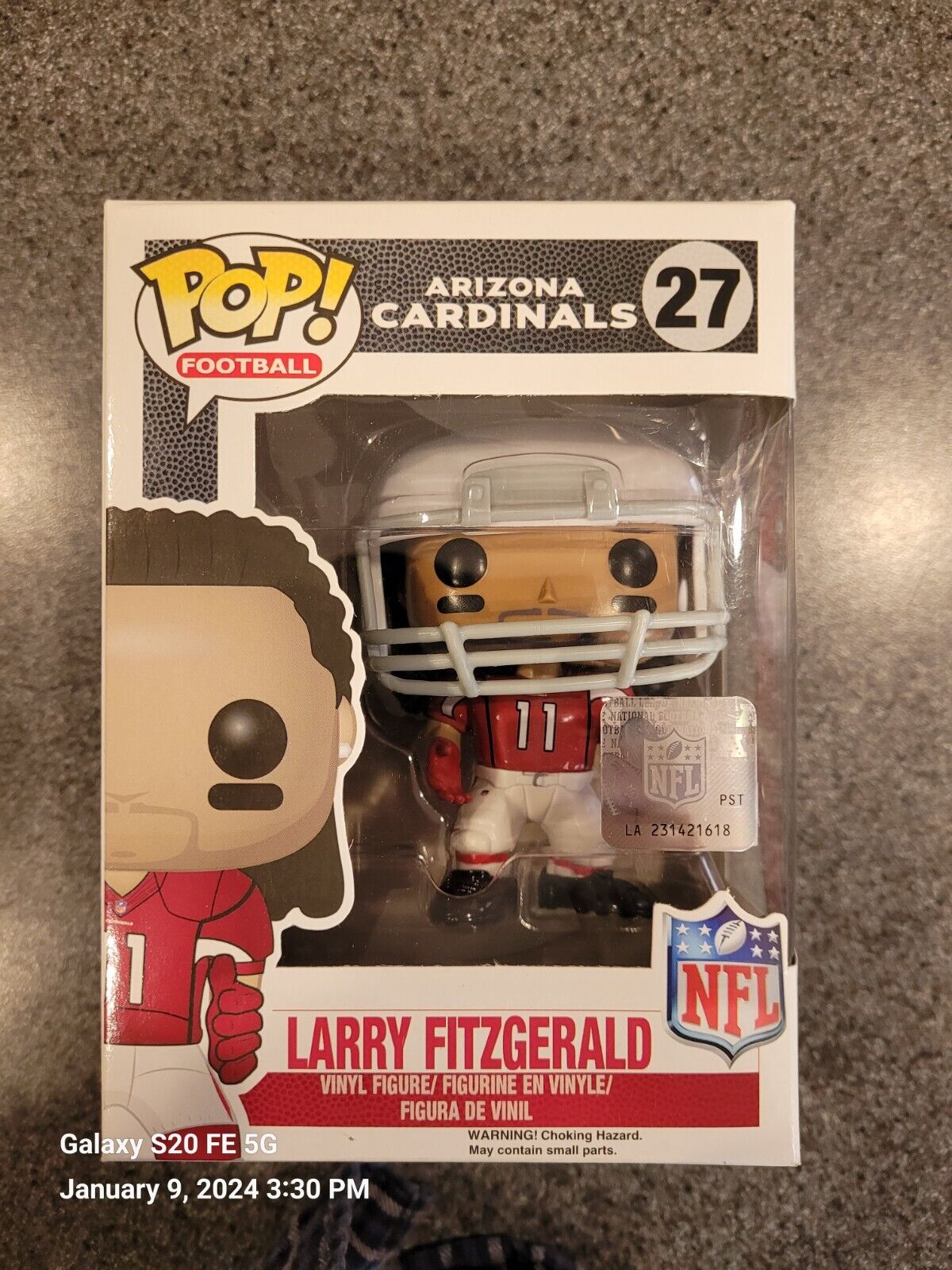 Arizona Cardinals Larry Fitzgerald Funko Pop NFL Brand New In The Box #27