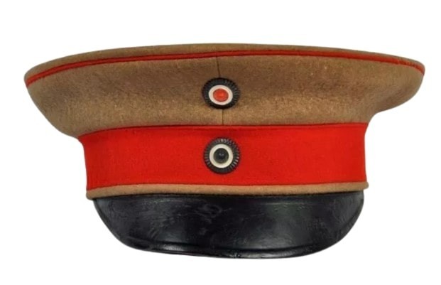 Premium WWI German M1910 Officer Visor Cap – Elite Wool Uniform Reproduction