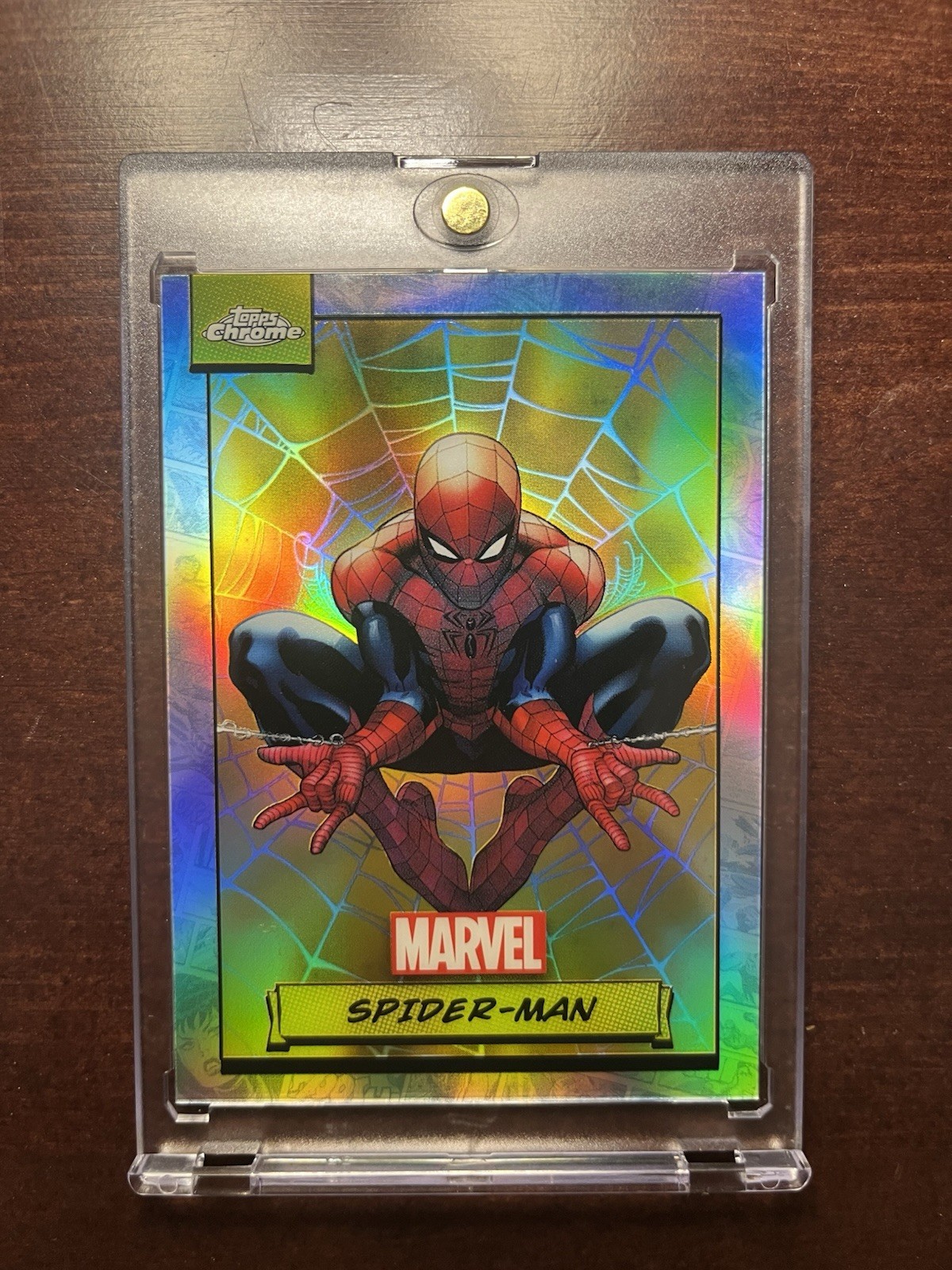 Marvel Spider-Man 2024 topps chrome refractor 1st year topps chrome