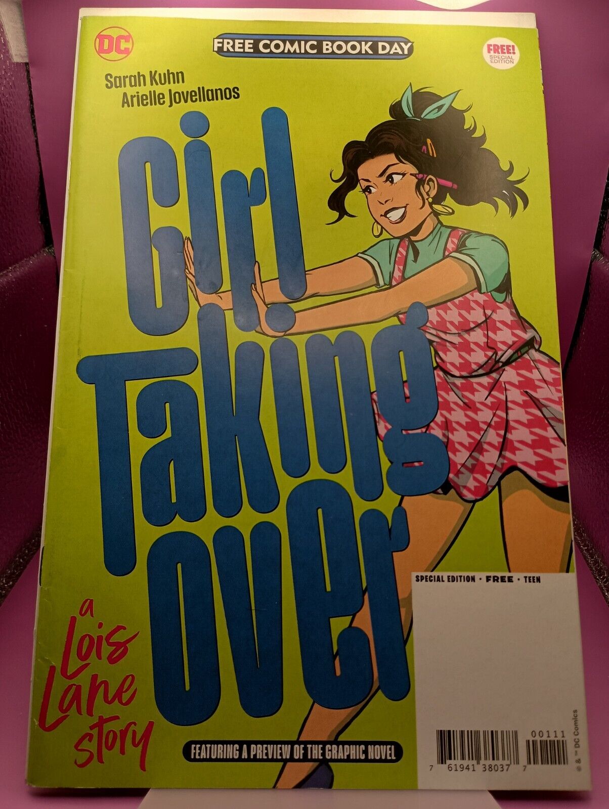UNSTAMPED 2023 FCBD Girl Taking Over Promotional Giveaway Comic Book NG