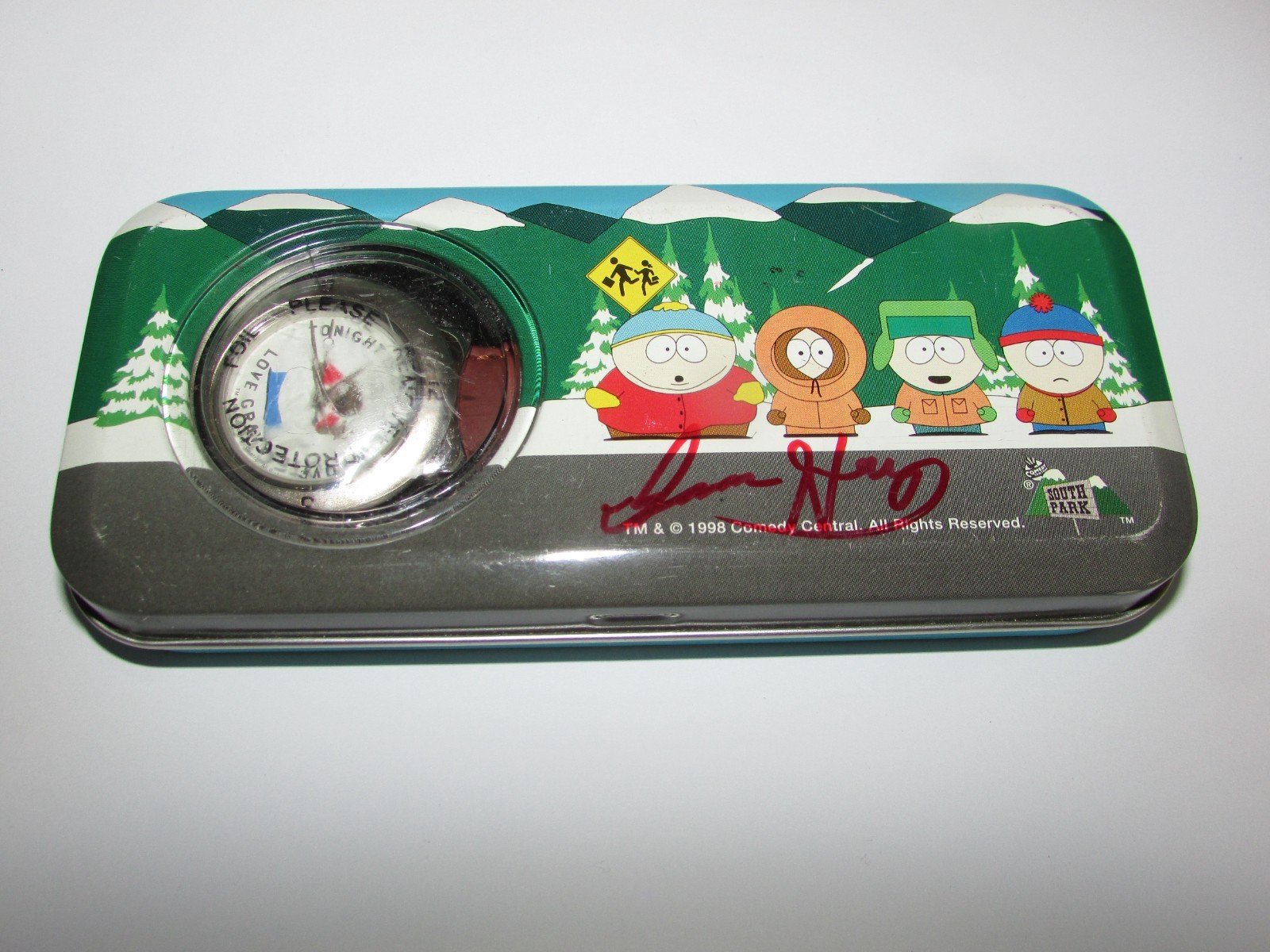 RARE Vintage 1998 South Park Chef Watch ~ Personally Hand-Signed by Isaac Hayes