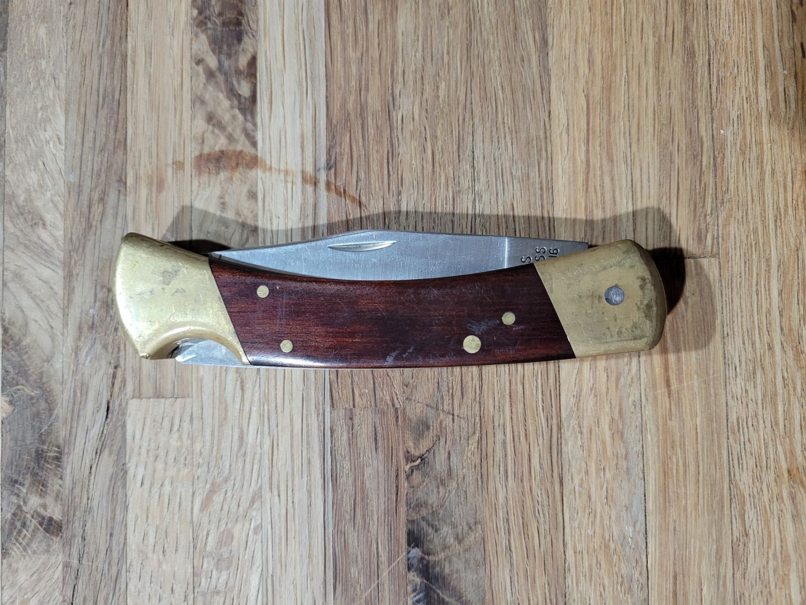 Vtg Sears Knife #95416 Folding Single Stainless Blade USA Vtg Sears Knife #95416 Folding Single Stainless Blade USA