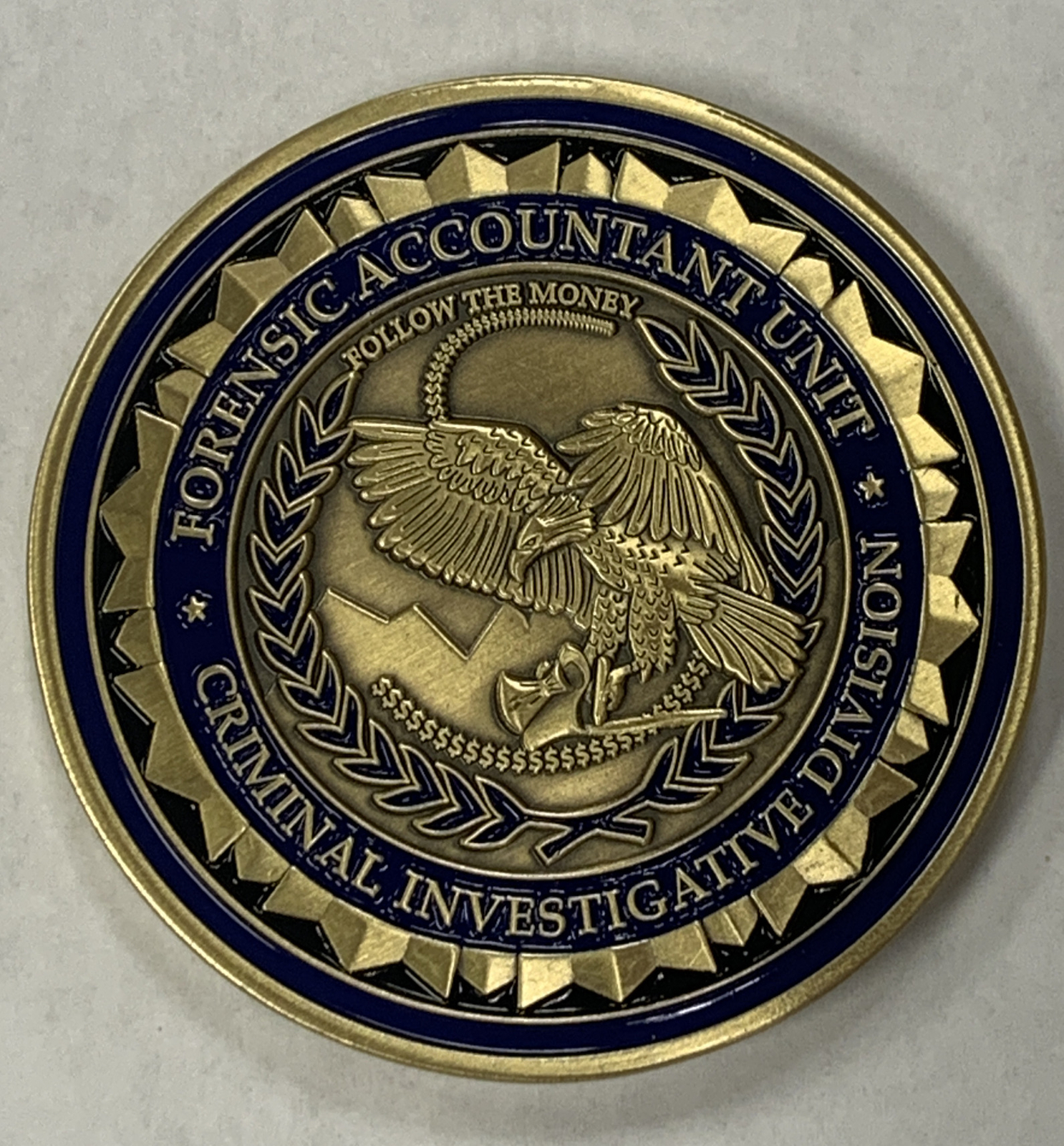 FBI CID Criminal Investigative Division Forensic Accountant Unit Challenge Coin FBI CID Criminal Investigative Division Forensic Accountant Unit Challenge Coin