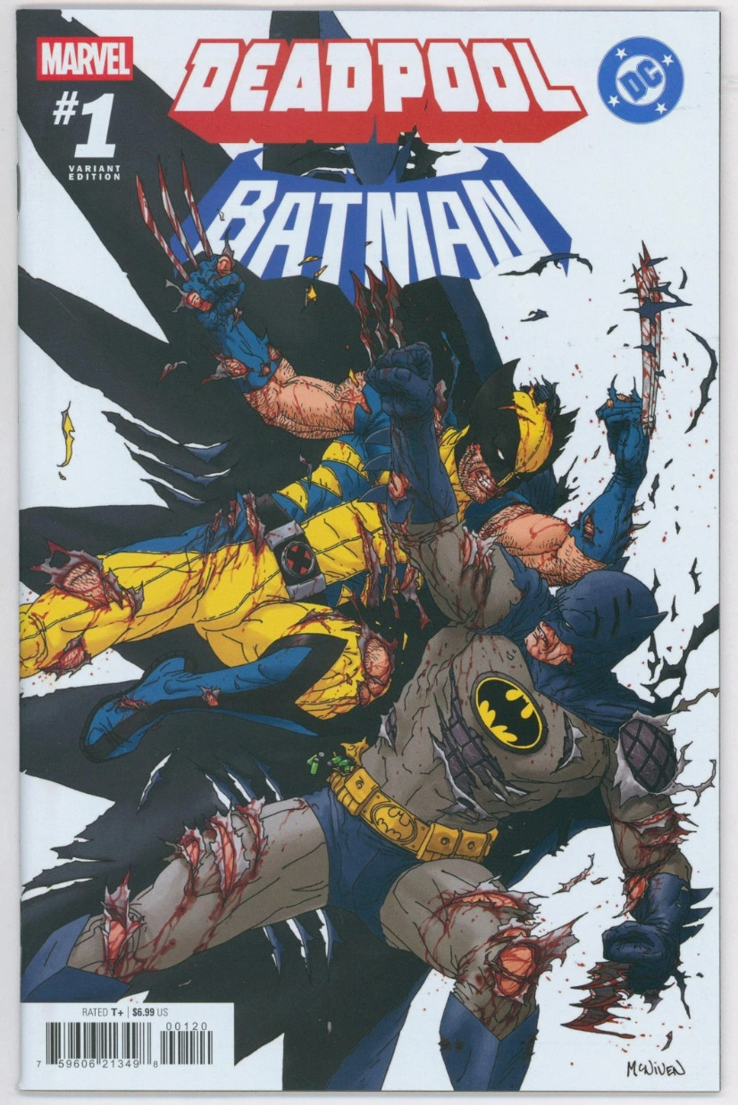 DEADPOOL BATMAN #1 MARVEL COMICS 2025 1:25 STEVE MCNIVEN VARIANT NM DEADPOOL BATMAN #1 MARVEL COMICS 2025 1:25 STEVE MCNIVEN VARIANT NM