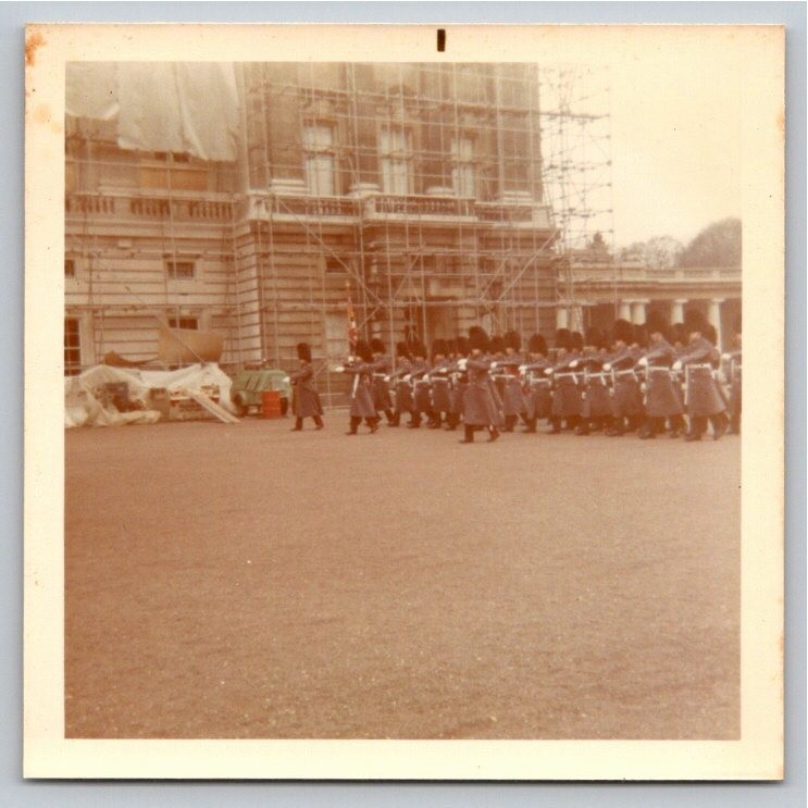 1970 Changing of the Guard Buckingham Palace London England Vintage Color Photo 1970 Changing of the Guard Buckingham Palace London England Vintage Color Photo