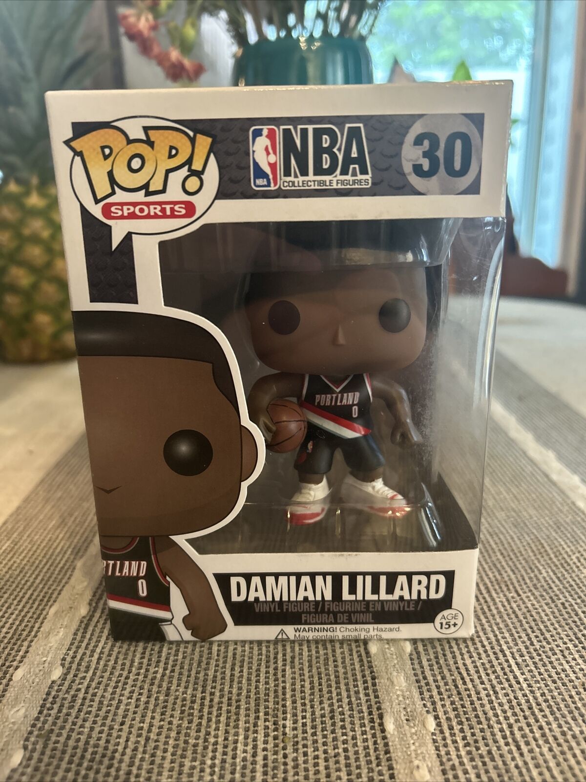 Funko Pop Damian Lillard #30 First Production Run NBA Series 3 with Protector