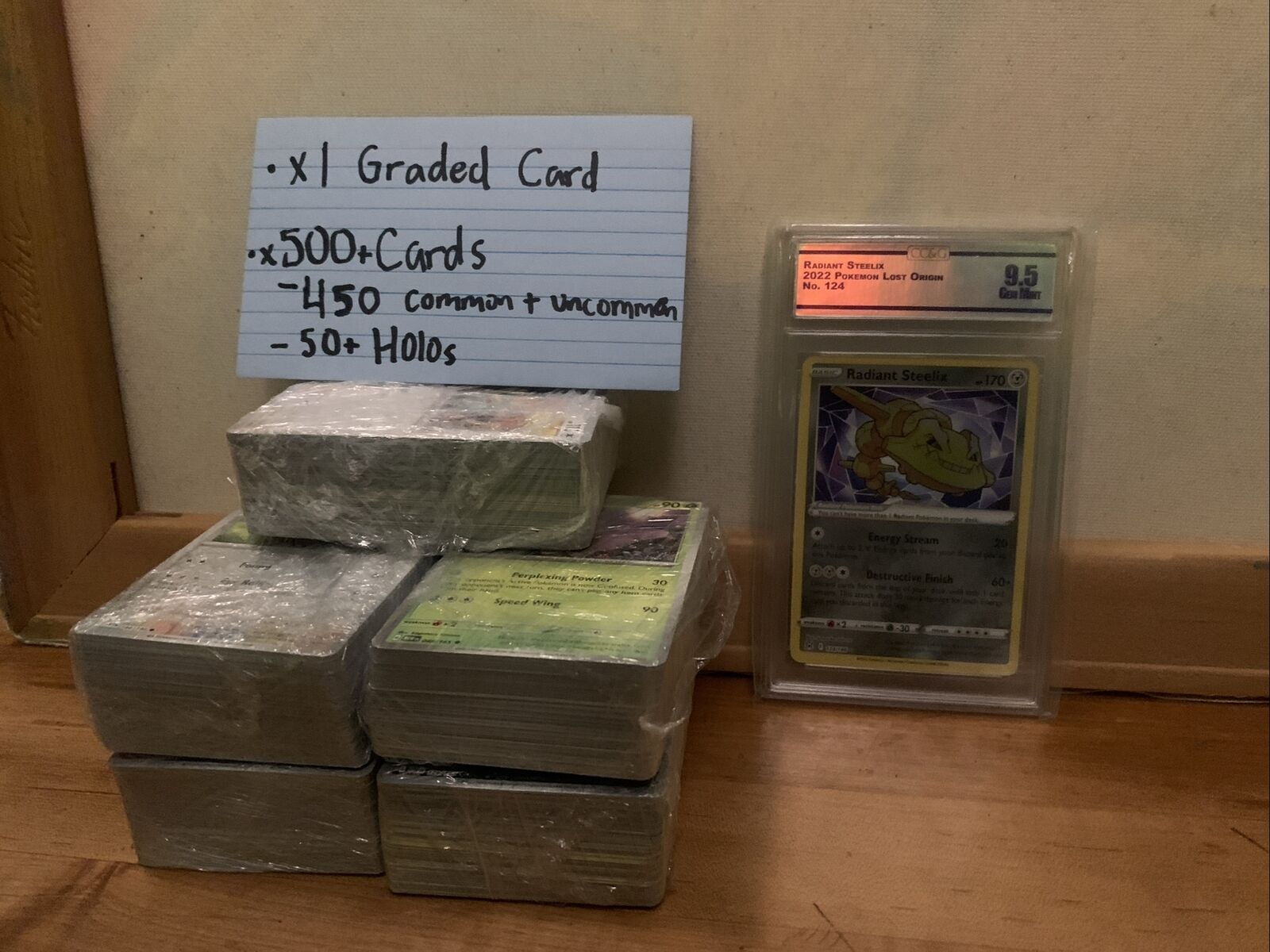 Pokémon Card Lot 500+ |  x1 Graded Card  