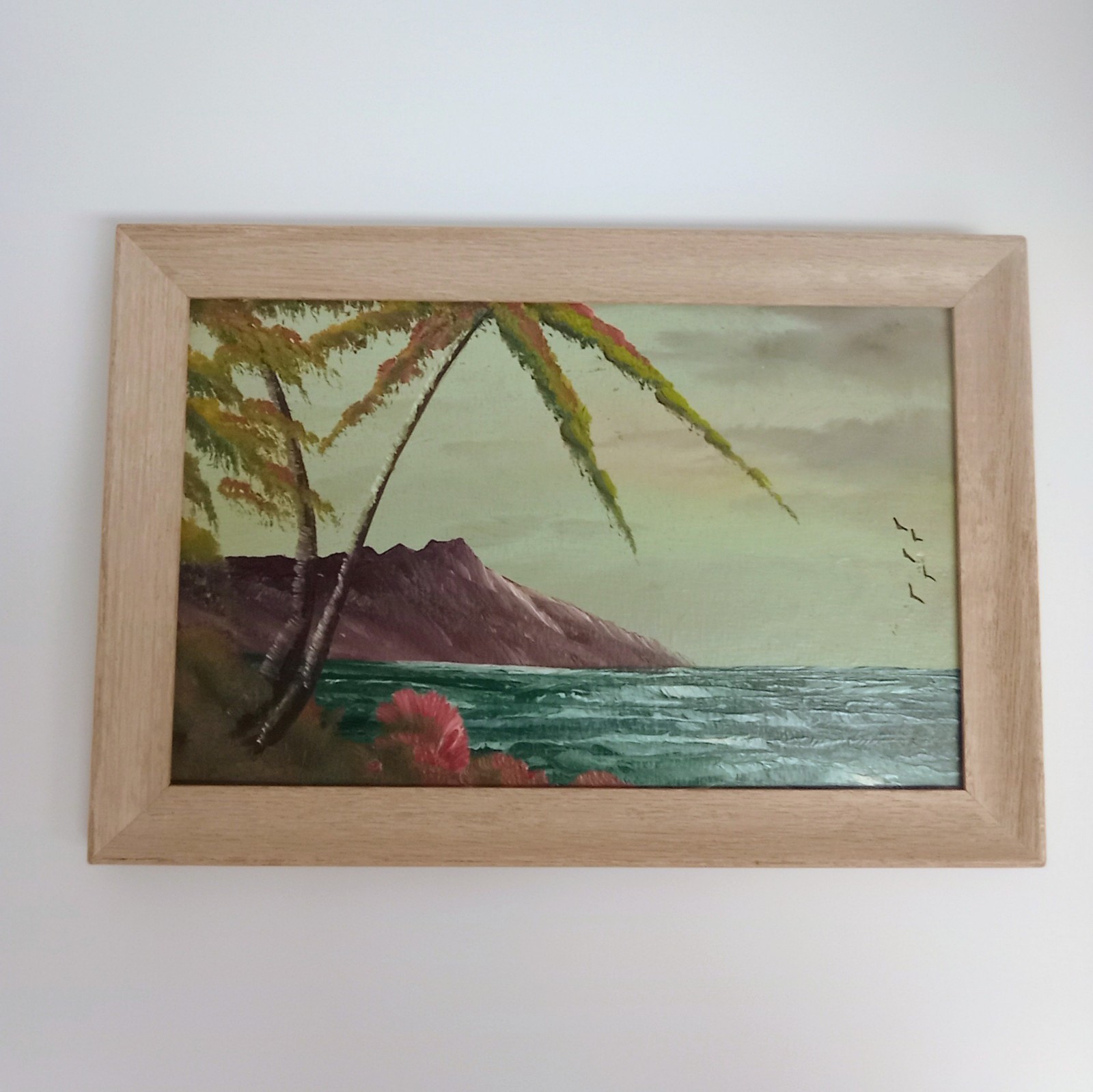 Hawaiian Oil Painting by Artist Yancey 1930-1940\'s 