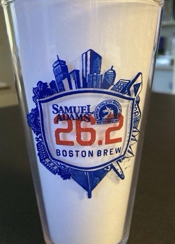 2015 Boston Marathon 26.2 BREW Samuel Sam Adams Hard Plastic Pint Beer Glass NEW 2015 Boston Marathon 26.2 BREW Samuel Sam Adams Hard Plastic Pint Beer Glass NEW