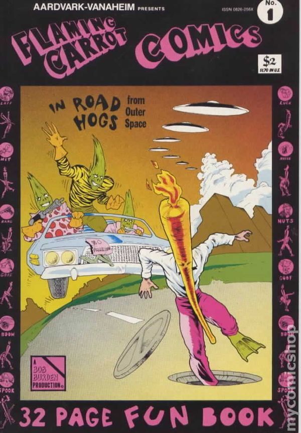 Flaming Carrot Comics #1 FN 1984 Stock Image
