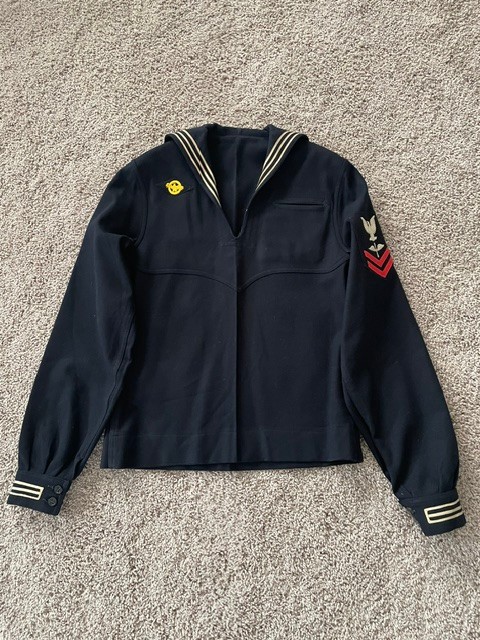WWII US Navy Dress Blue Jumper \