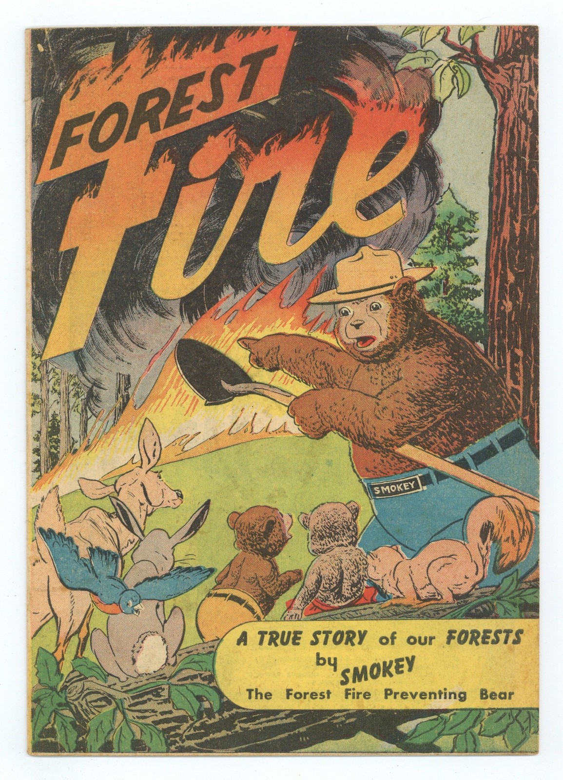 Forest Fire #1949 Reprint VG- 3.5 1st app. Smokey the Bear