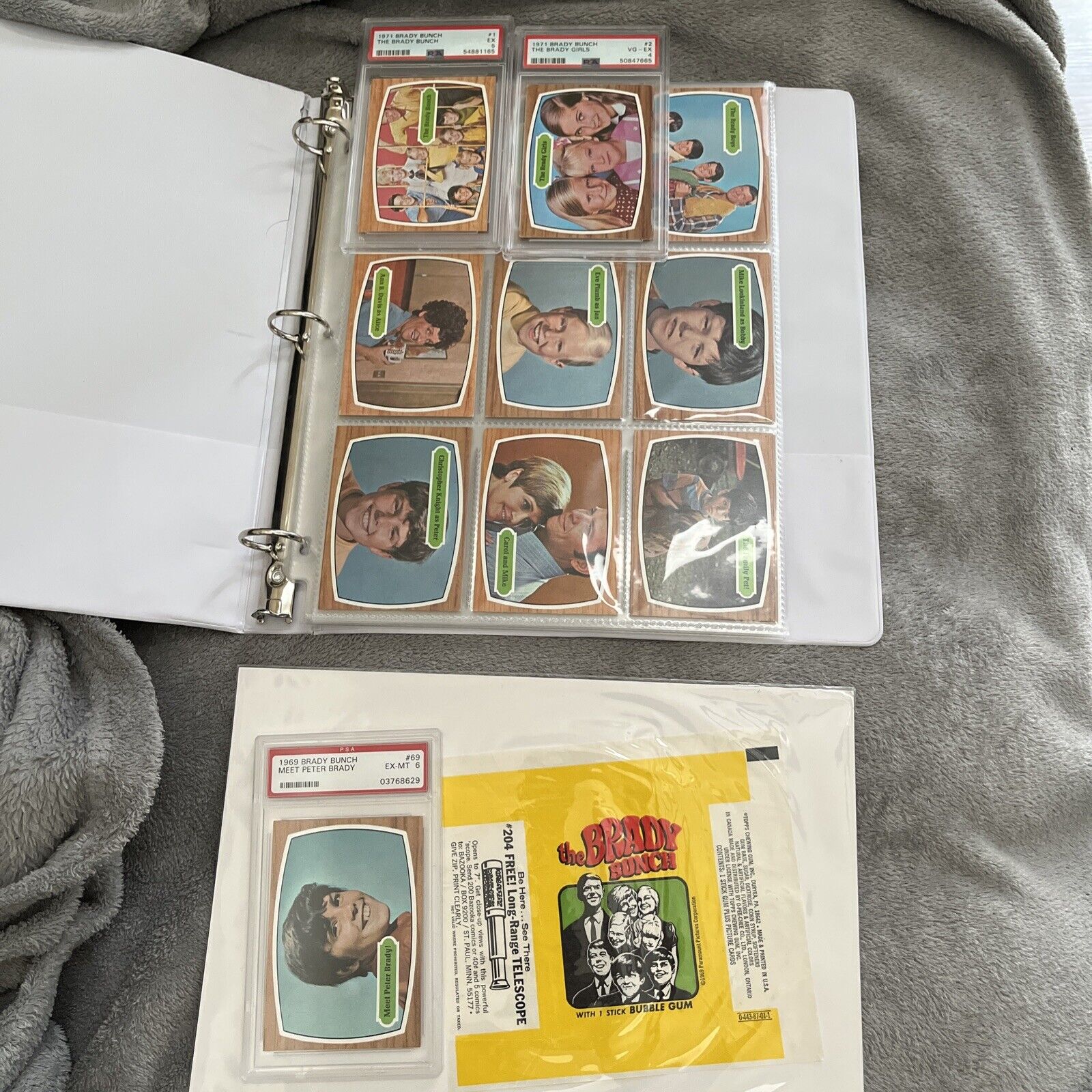 1971 (1969) Topps Brady Bunch Complete (88) Card Set wrappr VG-EXSEE PICS&DESC