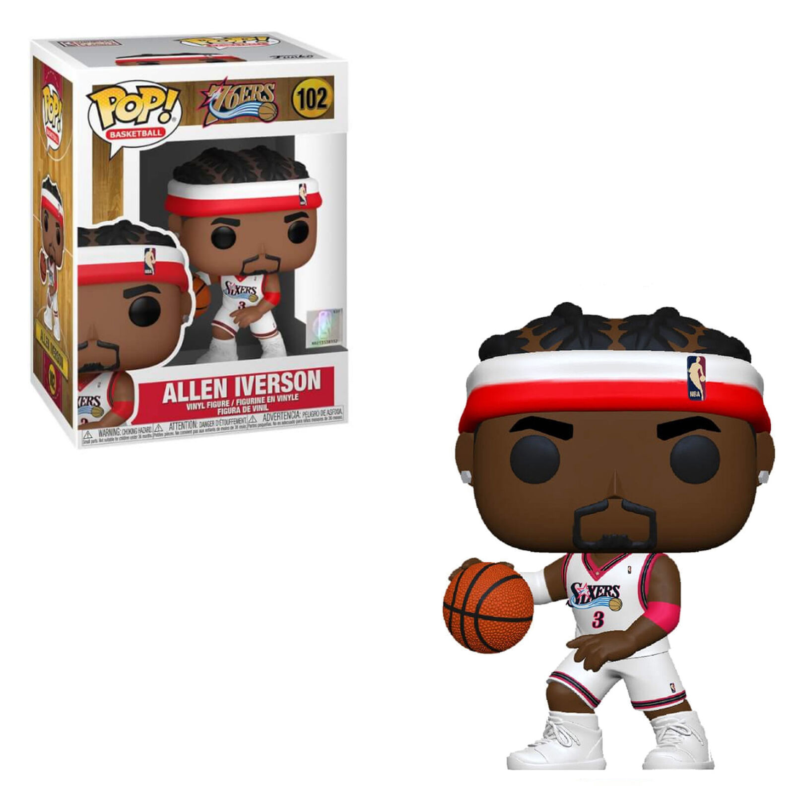 Allen Iverson (Philadelphia 76ers) NBA Legends Series 2 Funko Pop