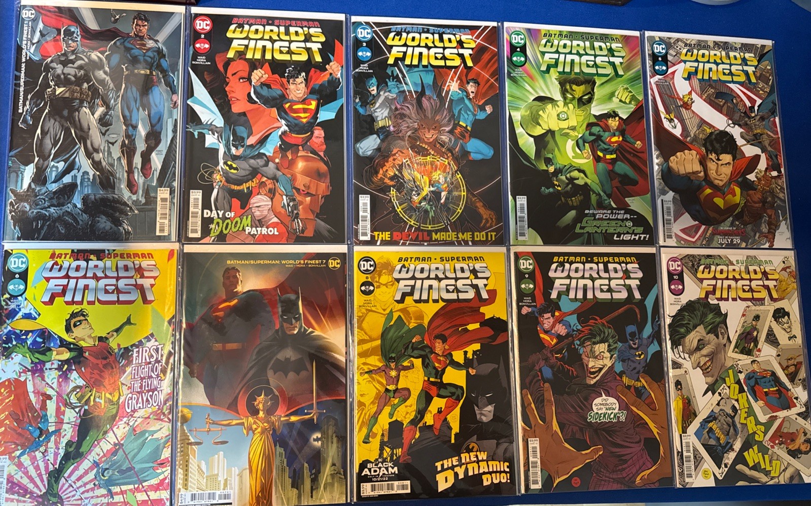 Batman / Superman: World\'s Finest #1-10 Full Run + Variant Covers (DC, 2022) NM+