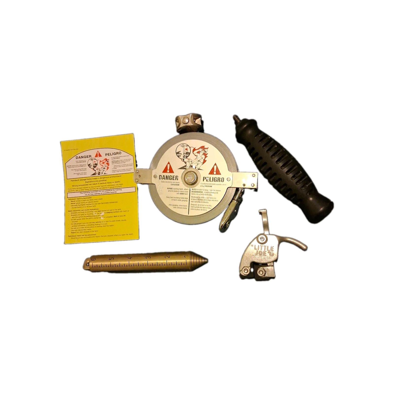 lufkin metal oil tape measure 100' T17239 & 6 lufkin metal oil tape measure 100' T17239 & 6