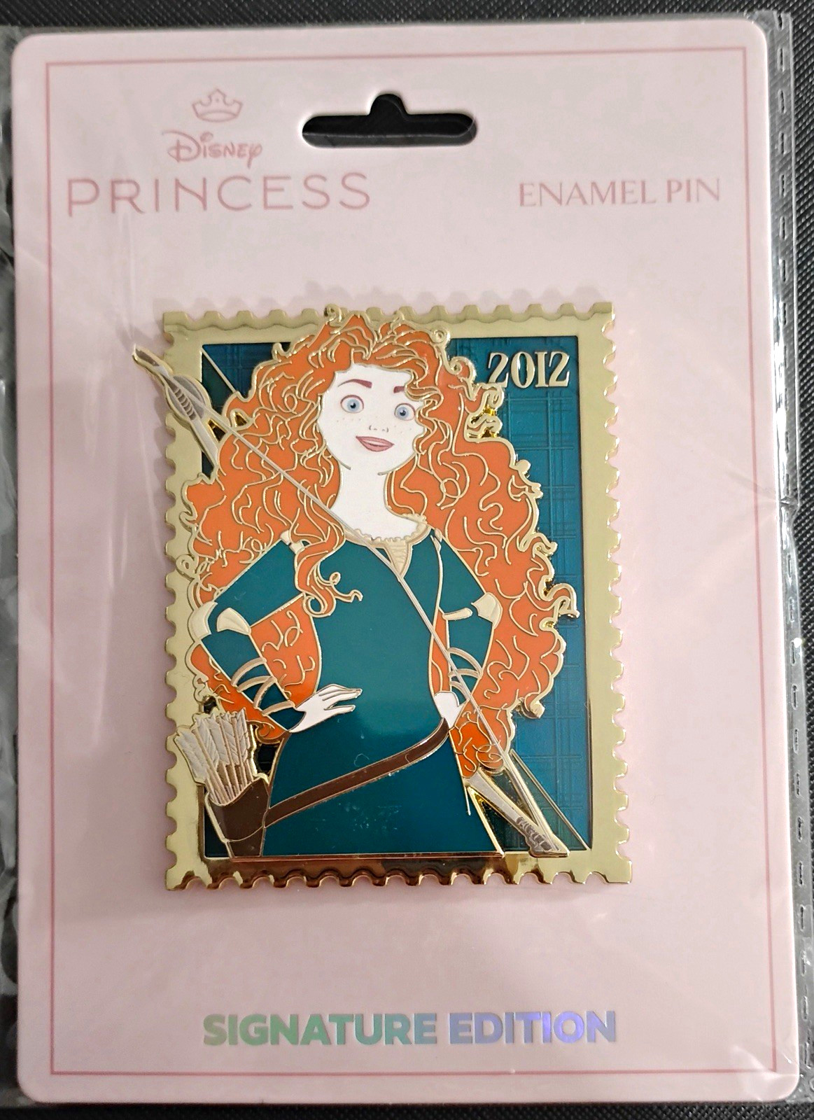 Merida | Brave | Pink a La Mode | PALM | Royal Stamp Disney Pin LE 400 Merida | Brave | Pink a La Mode | PALM | Royal Stamp Disney Pin LE 400