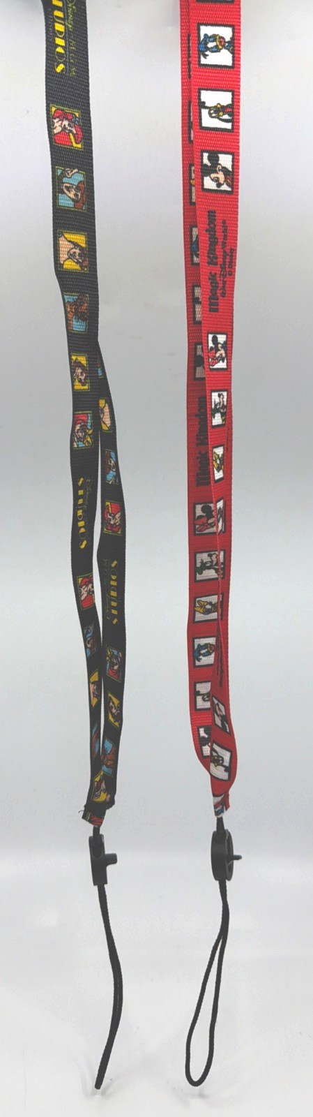 2 Vtg 1997 Disney World MGM Studios & Magic Kingdom Lanyard Bottle Holders 2 Vtg 1997 Disney World MGM Studios & Magic Kingdom Lanyard Bottle Holders