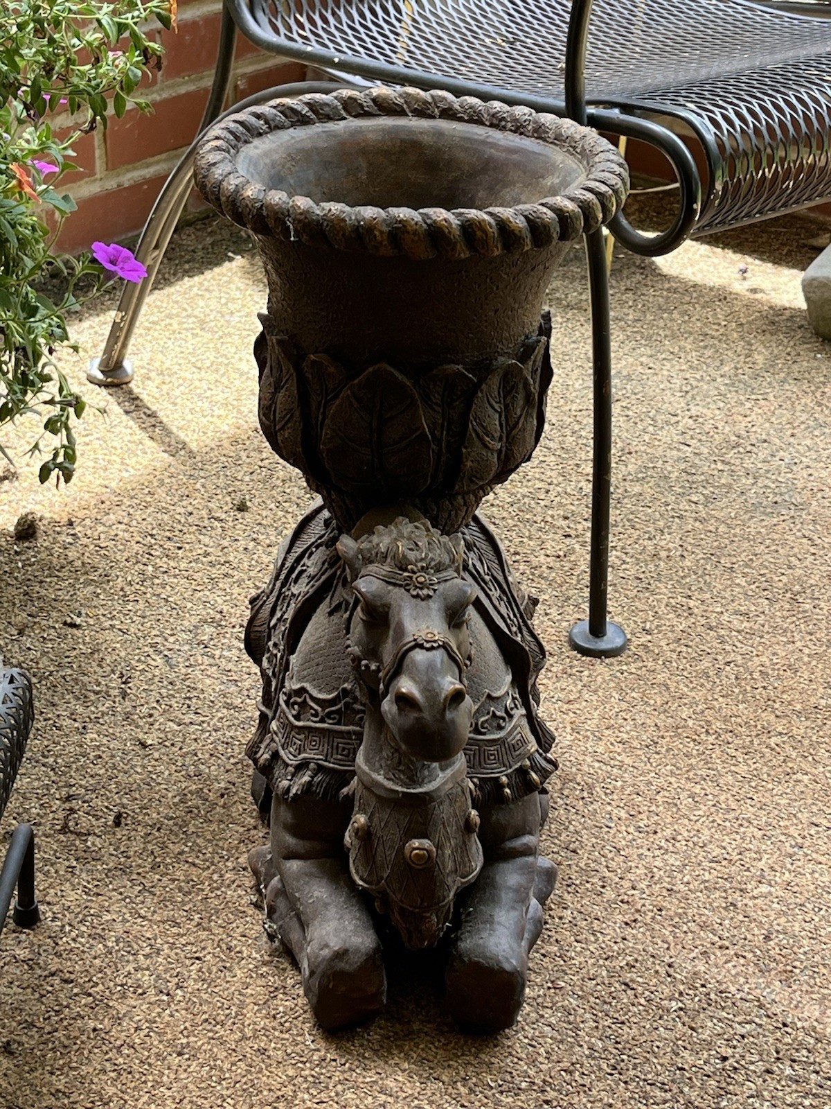 VINTAGE 2001 The Bombay Company Camel Planter VINTAGE 2001 The Bombay Company Camel Planter