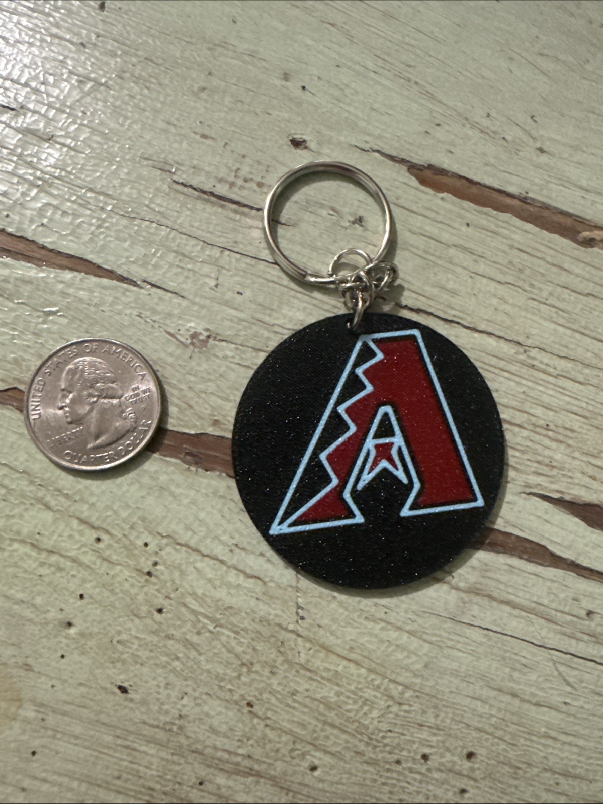Arizona Diamondbacks Logo Keychain Keyring (MLB) D-Backs 3D Arizona Diamondbacks Logo Keychain Keyring (MLB) D-Backs 3D