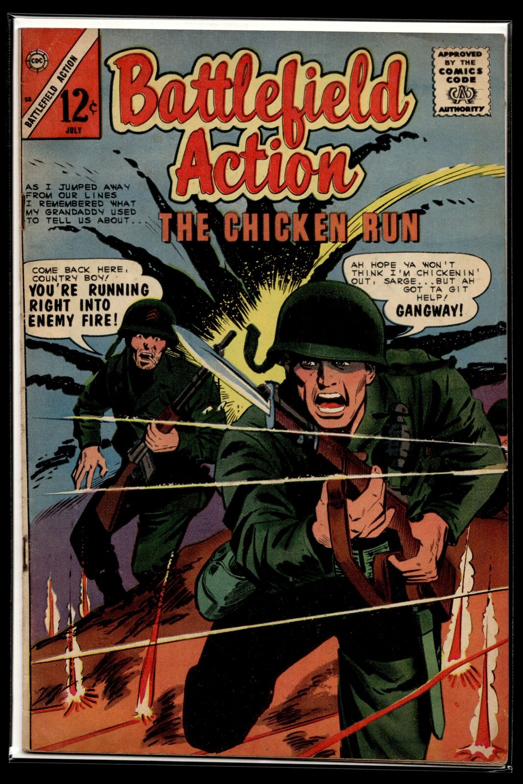1965 Battlefield Action #58 Charlton Comic