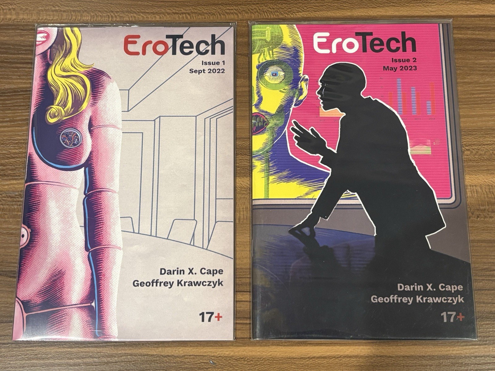 Erotech 1 + 2 Kickstarter Cover Variants Geoffrey Krawczyk SHP Sean Haines Lot