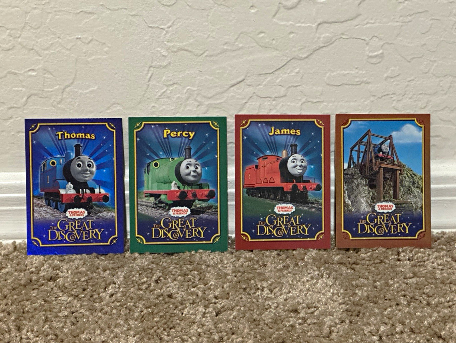 Thomas And Friends The Great Discovery Sealed 4-Card Pack Thomas Percy James Thomas And Friends The Great Discovery Sealed 4-Card Pack Thomas Percy James
