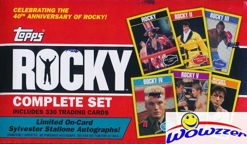 2016 Topps Rocky Complete FACTORY SEALED 330 Card Set-Look for Stallone AUTO 