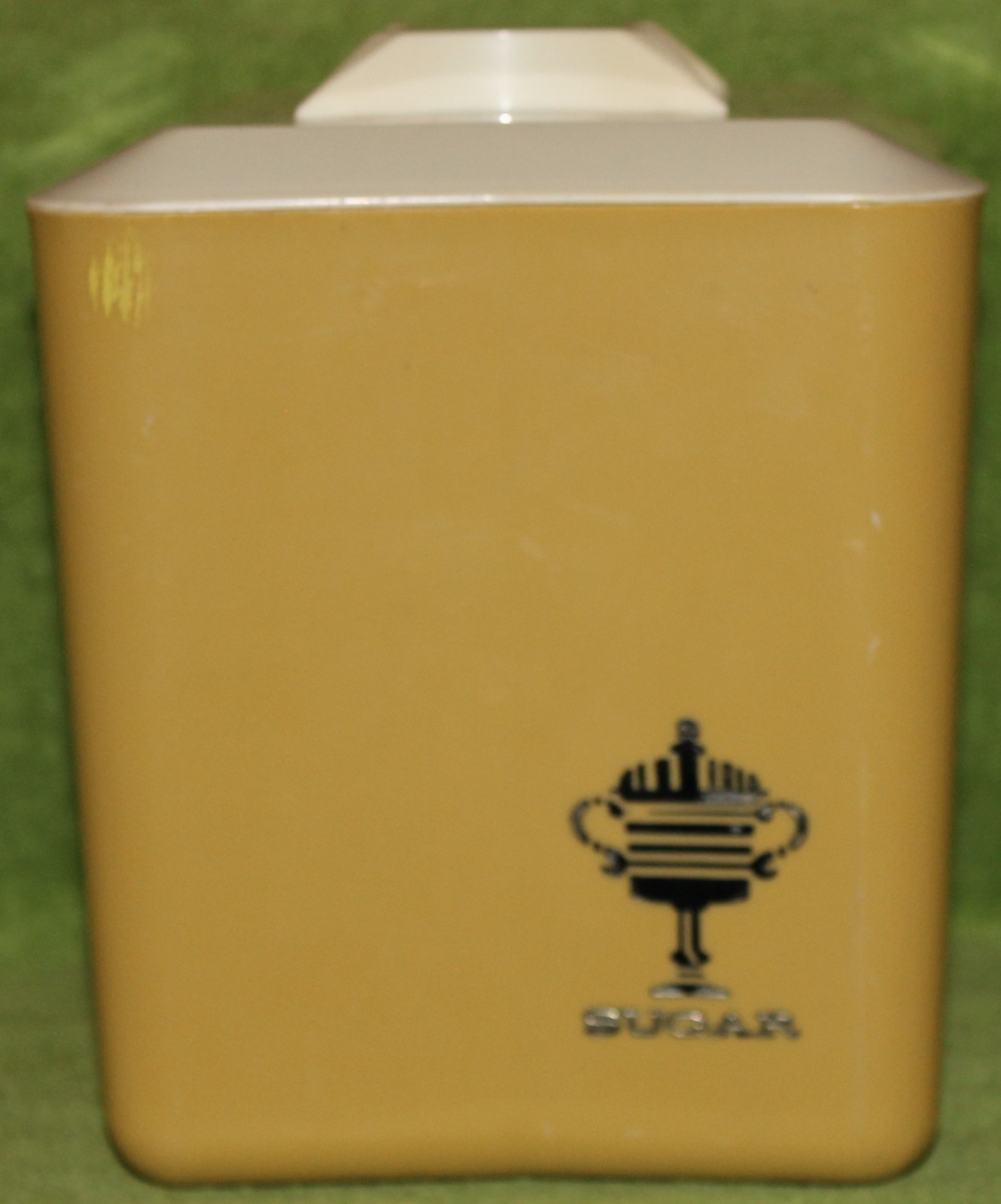 Vintage MCM Lustro? Plastic Sugar Canister Container Vintage MCM Lustro? Plastic Sugar Canister Container