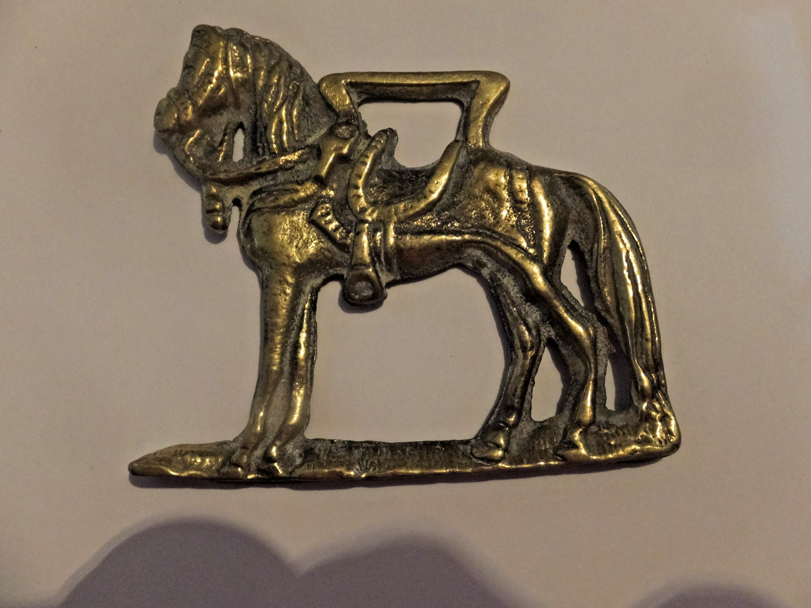 Harness Horse Brass Medallion Show Decoration Large 3.5 Harness Horse Brass Medallion Show Decoration Large 3.5