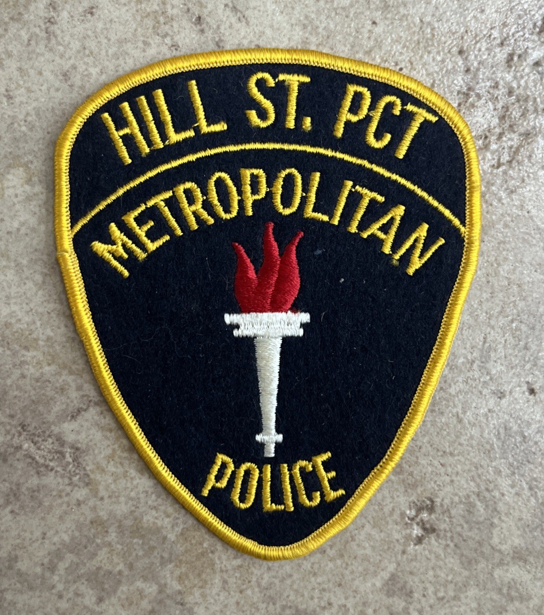 Vintage Hill St Pct Metropolitan Police TV Prop Hill Street Blues Patch Vintage Hill St Pct Metropolitan Police TV Prop Hill Street Blues Patch