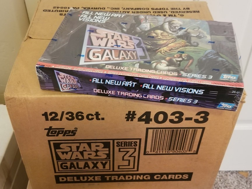 1995 STAR WARS GALAXY SERIES 3 FACTORY SEALED UNOPENED BOX FRESH FROM CASE 1995 STAR WARS GALAXY SERIES 3 FACTORY SEALED UNOPENED BOX FRESH FROM CASE