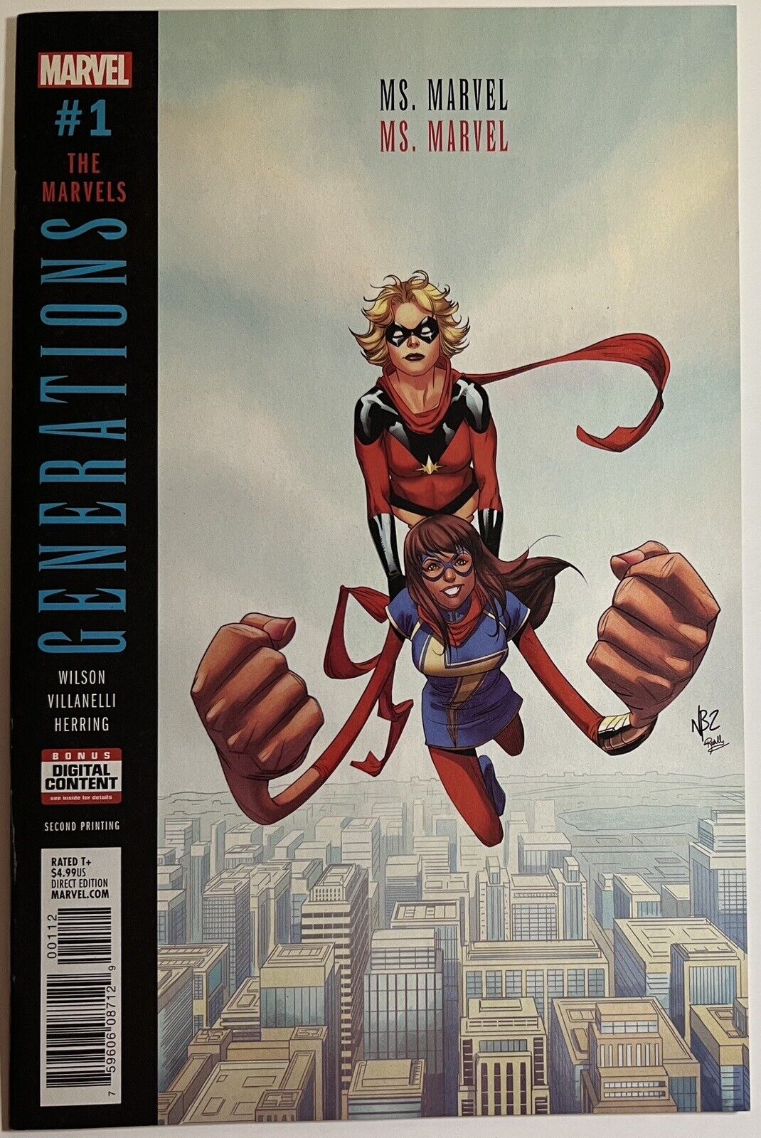 Generations The Marvels Ms Marvel #1 2nd printing