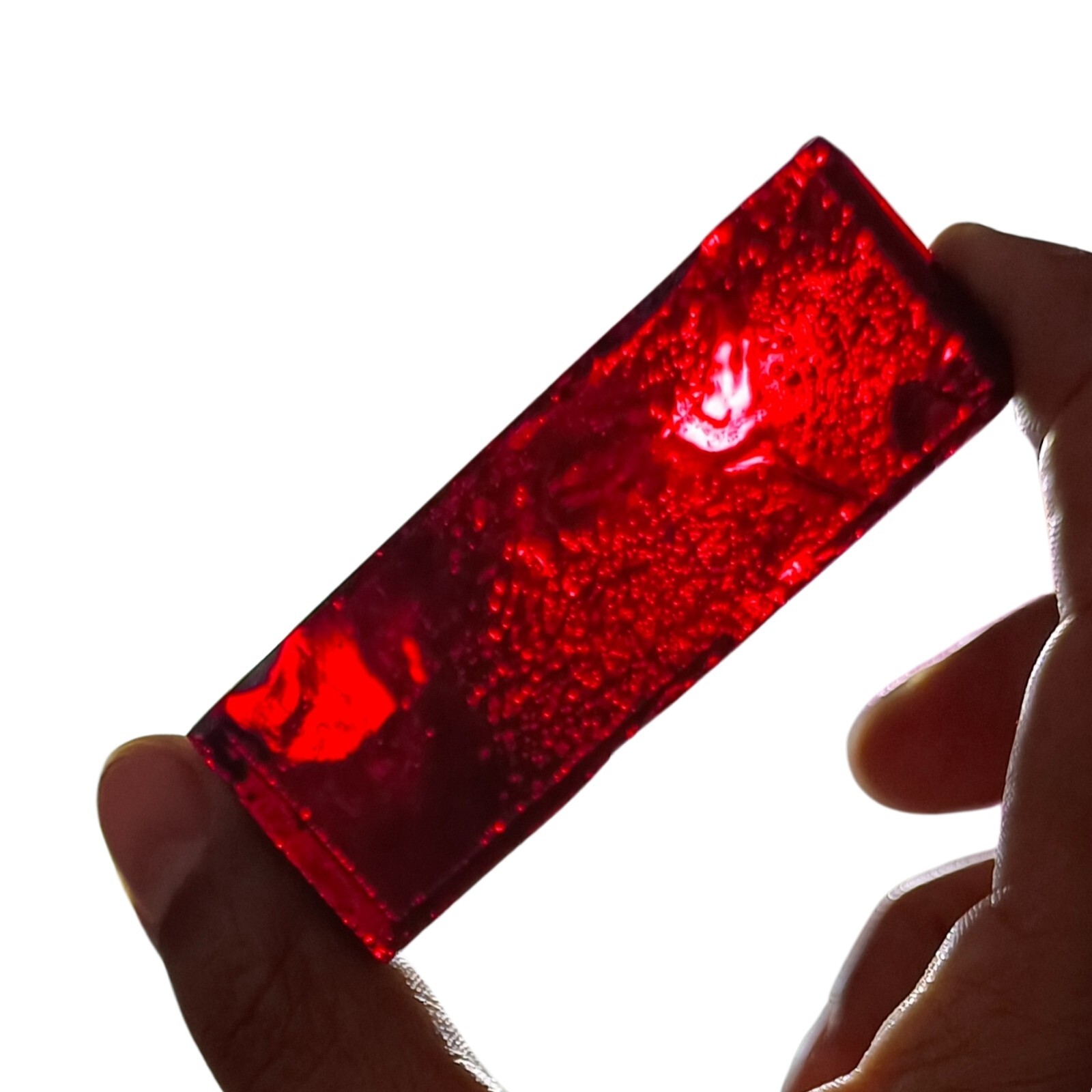Lab-Grown 445.00 Carat Intense Red Garnet Nano Crystal for Gemstone Cutting Lab-Grown 445.00 Carat Intense Red Garnet Nano Crystal for Gemstone Cutting