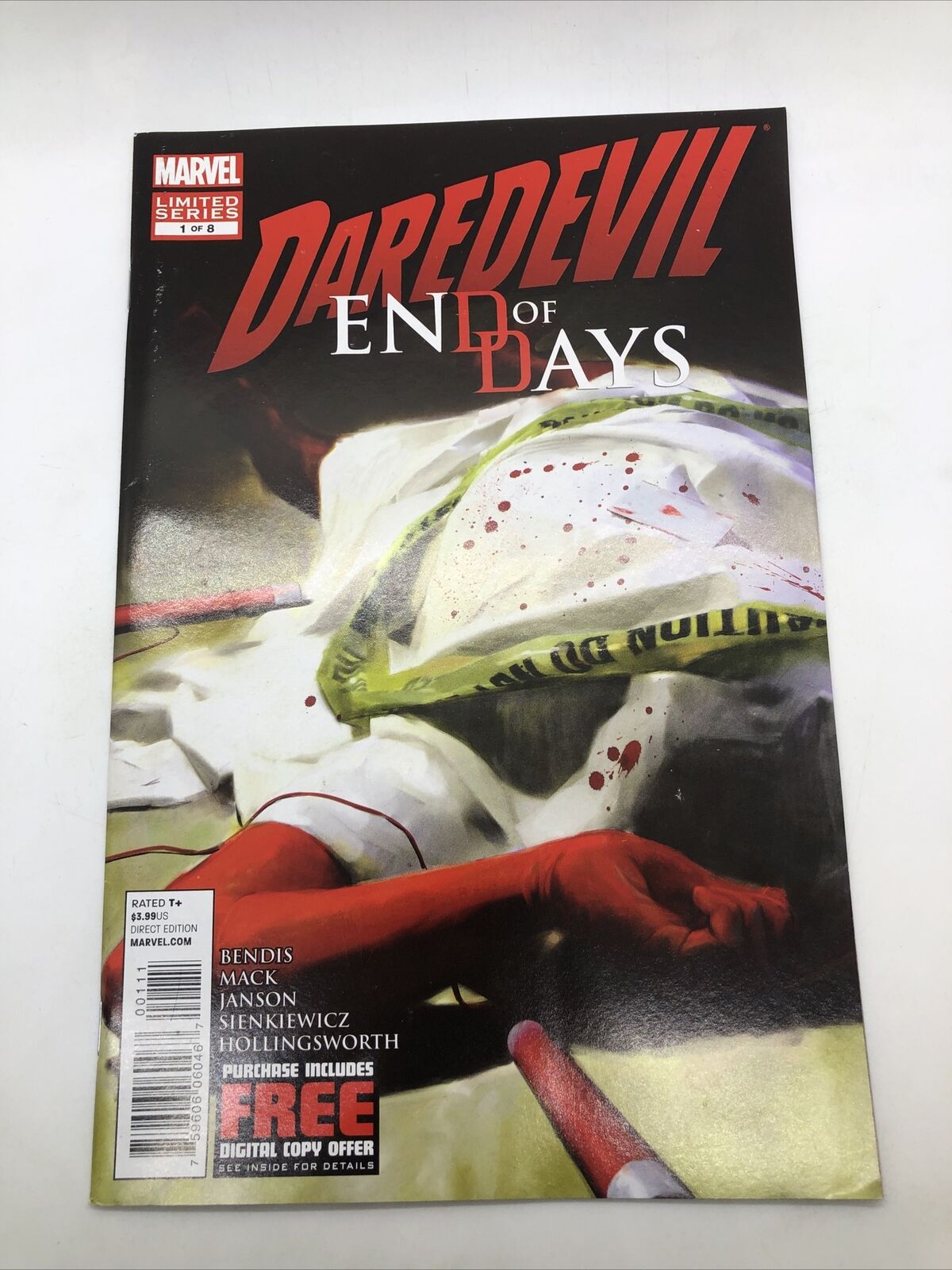 Marvel Comic Books Daredevil: End Of Days #1