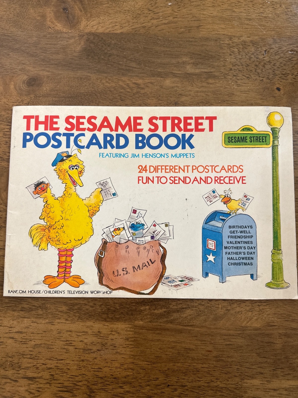 Complete Vintage SESAME STREET POSTCARD BOOK 1976 Complete Vintage SESAME STREET POSTCARD BOOK 1976