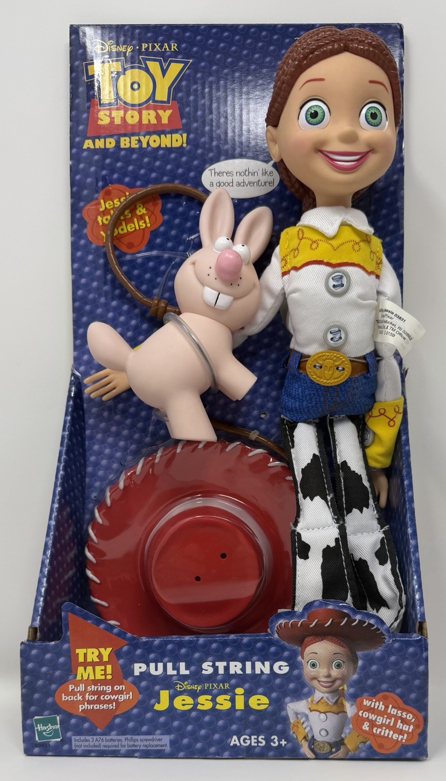 NEW VTG Vintage 2002 Disney Pixar Jessie Toy 2 Story Pull String Doll Hasbro NIB NEW VTG Vintage 2002 Disney Pixar Jessie Toy 2 Story Pull String Doll Hasbro NIB