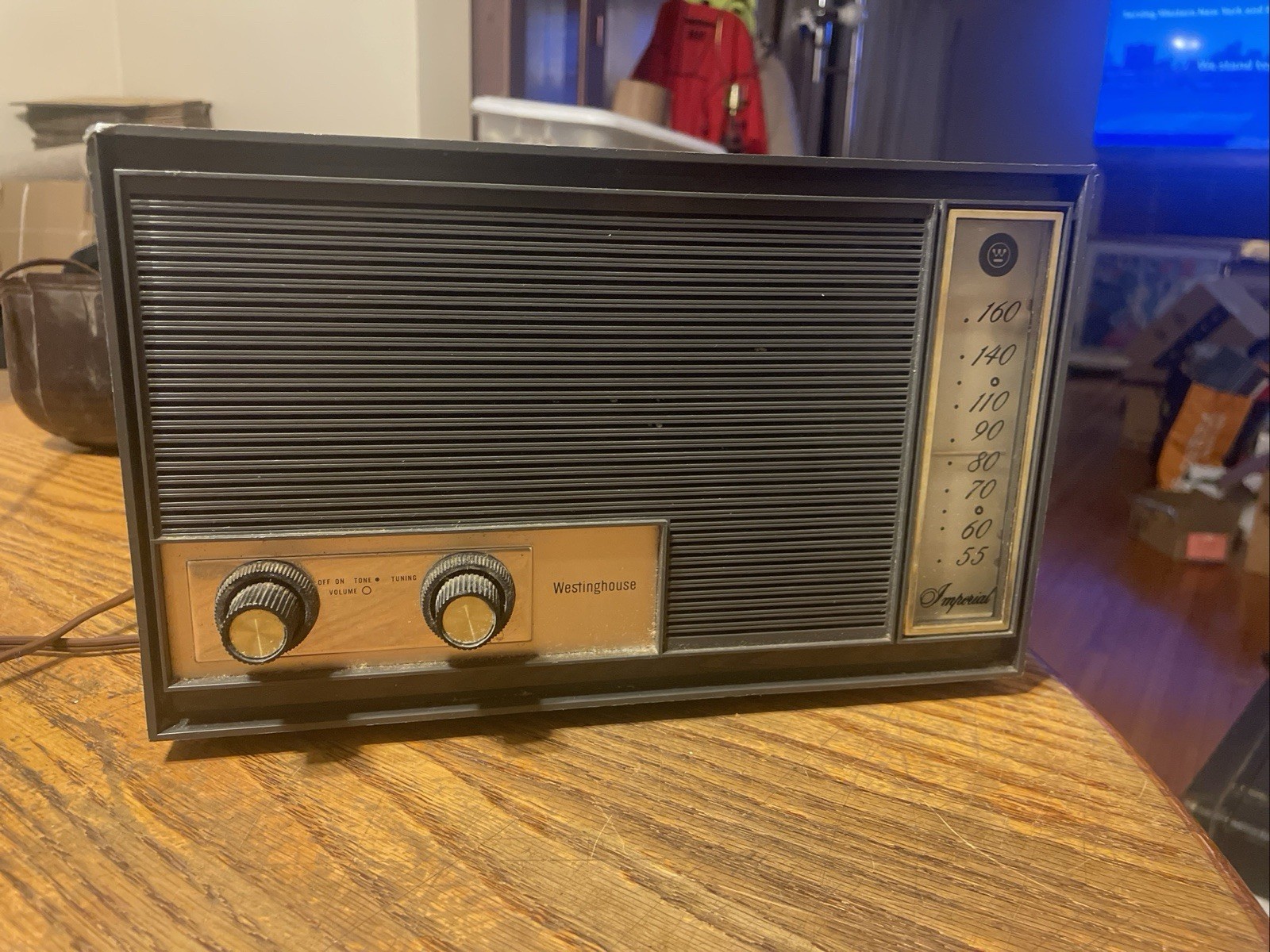 Westinghouse Imperial tube radio model H881T5 white parts repair display