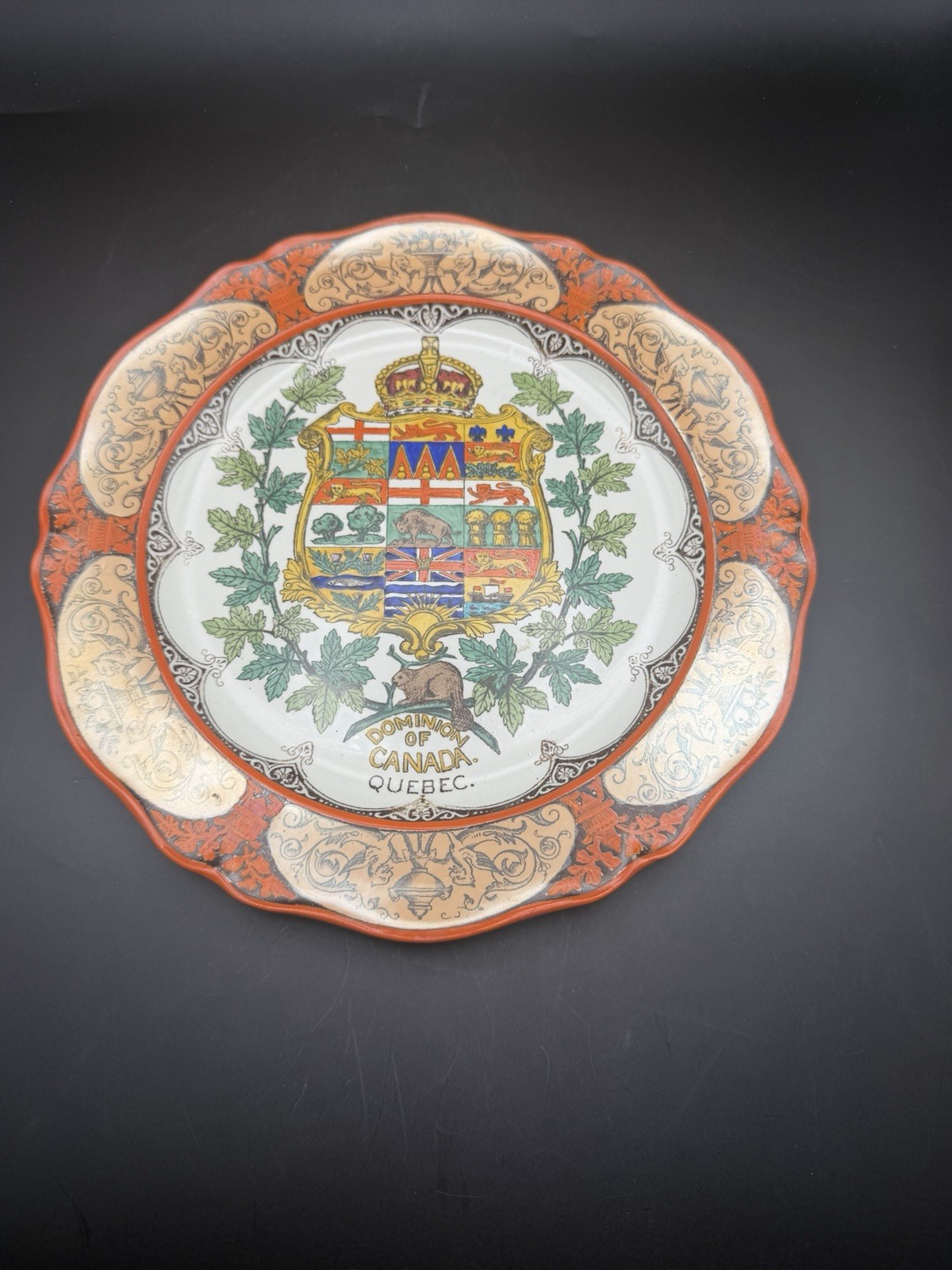 Antique Wedgwood Etruria England Dominion of Canada Montreal 10” Plate Antique Wedgwood Etruria England Dominion of Canada Montreal 10” Plate